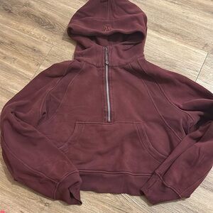 Scuba oversized half zip hoodie M/L